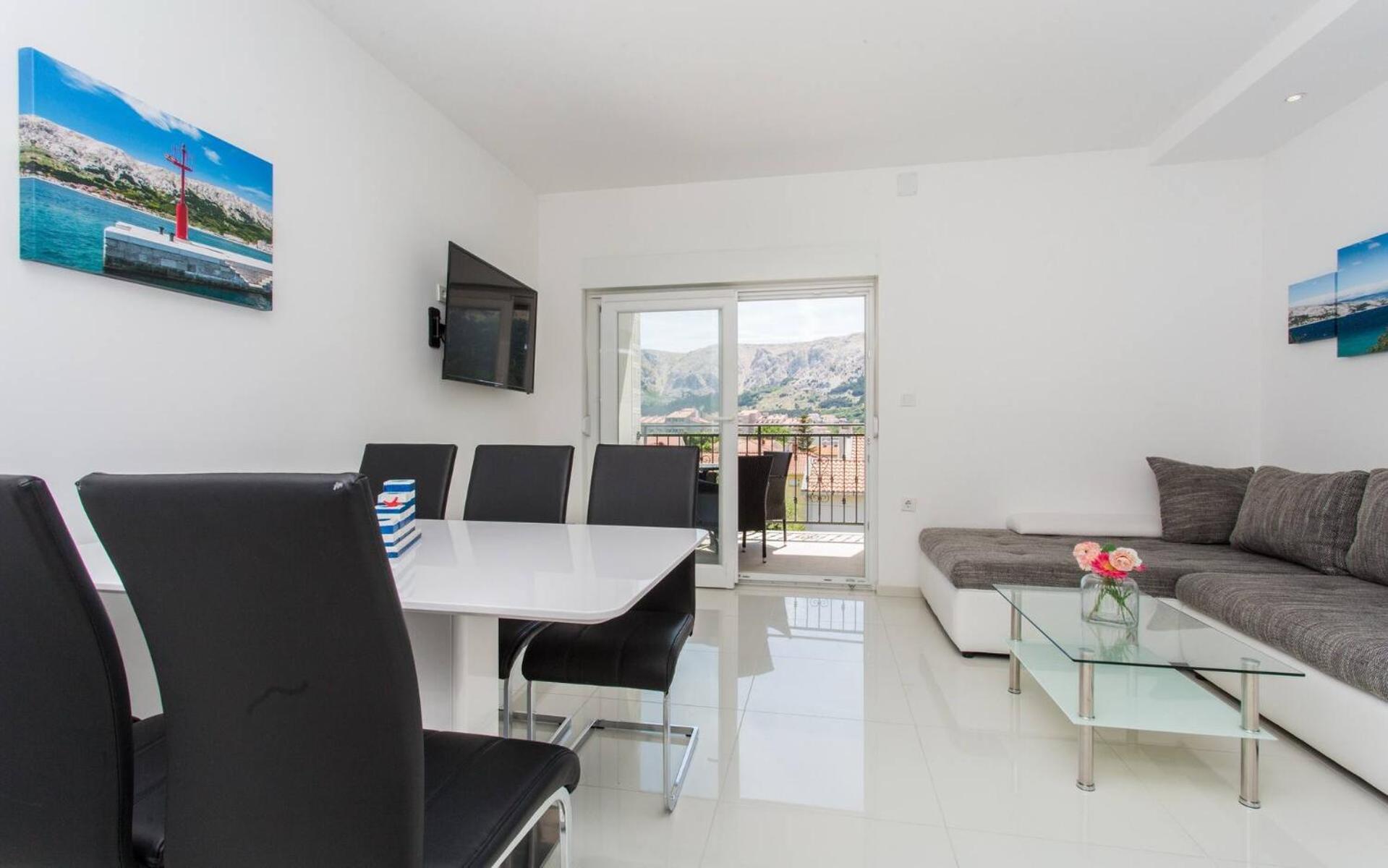 Apartments Bernardeta 1 Baška Buitenkant foto