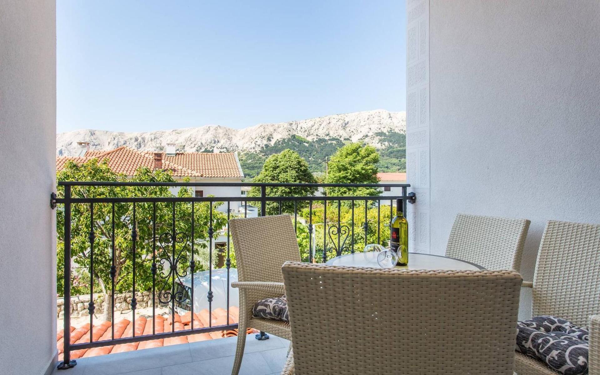 Apartments Bernardeta 1 Baška Buitenkant foto